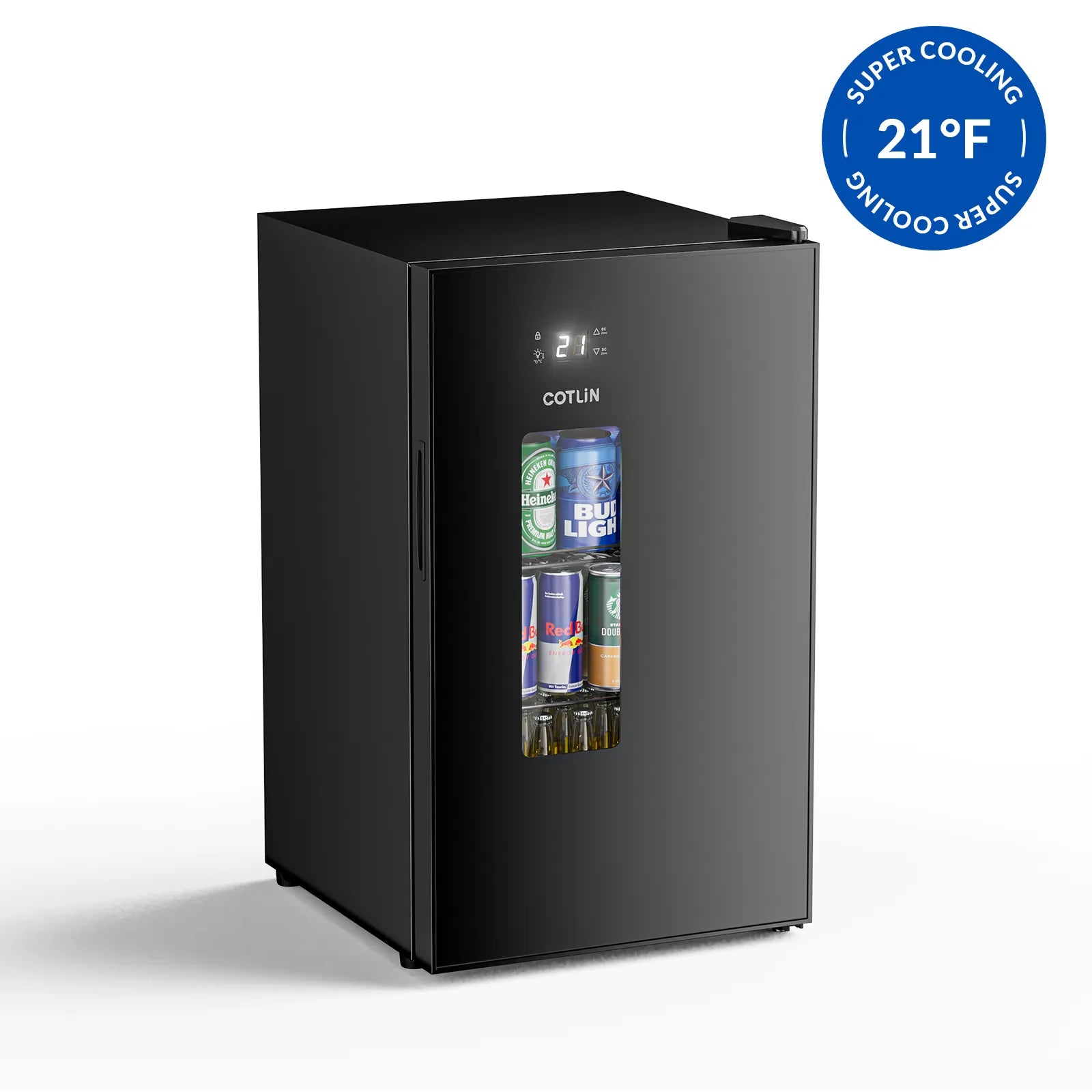 Cotlin 21°F Ultra-Cold Beverage Cooler with Turbo Chill — 95-Can