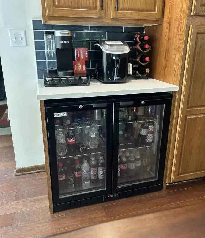 Cotlin 7.4 Cu.Ft Back Bar Beverage Cooler (2-Door) - Auto Defrost